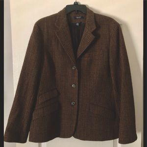 Brown tweed Blazer